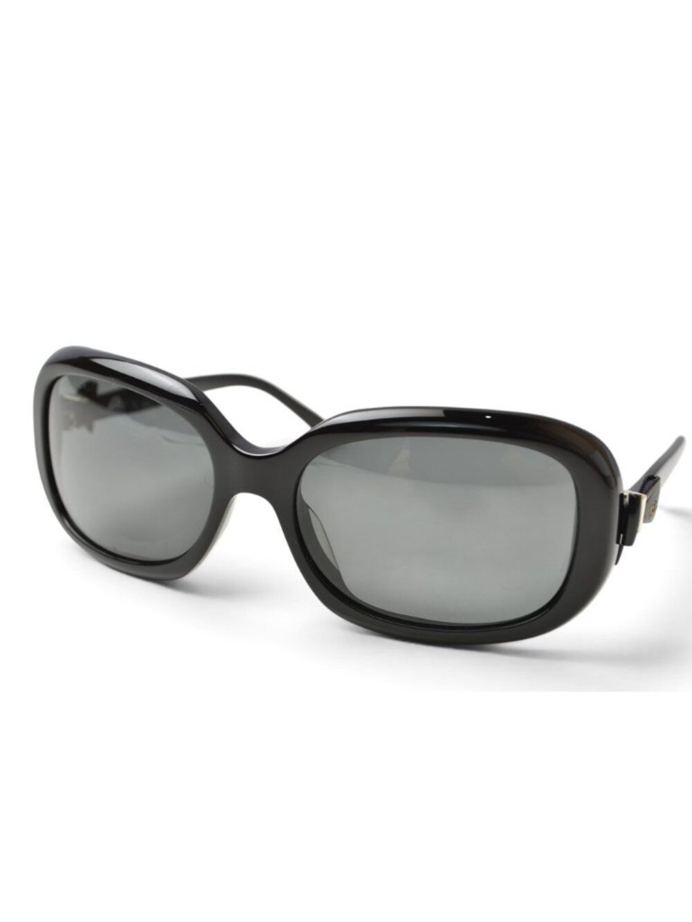 Chanel Sunglasses Eyewear CC Logo Ribbon Motif Black Acetate